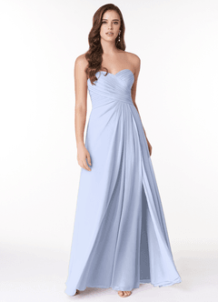 Azazie Arabella Allure Bridesmaid Dresses Ice A-Line Sweetheart Neckline Chiffon Convertible Dress image4