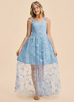 front Azazie Logan Junior Formal Dress