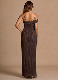 Robe Longue Chocolat Isolde image6