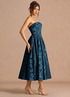 Sadie Navy Midi Dress image3