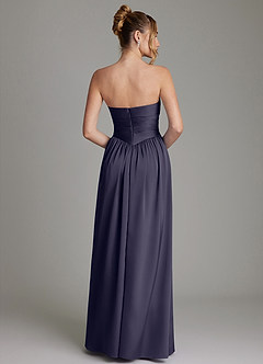 Azazie Zena Bridesmaid Dresses Stormy A-Line Strapless Stretch Satin Dress image6