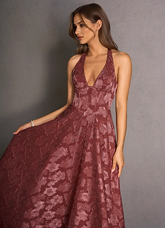 Isabeau Vintage Rose Midi Dress image4