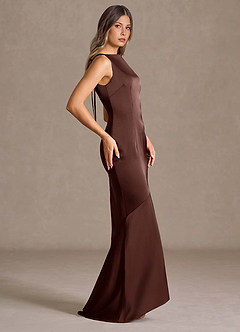 Vestido Moca Coco Largo Wynne image6