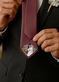 front Corbata personalizada con foto