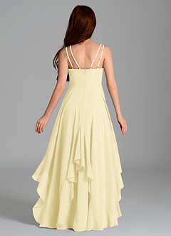 Azazie Karan Junior Vestido Sorvete De Limão de Chiffon de Linha A image2