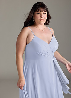 Azazie Akita Bridesmaid Dresses Lavender A-Line Chiffon Dress image6