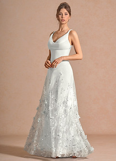 Valora White Maxi Dress image3