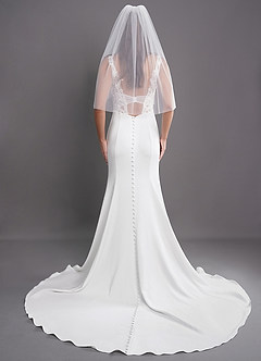 front Talia Elbow Length Veil