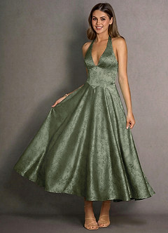 Robe Maxi Bleu Sauge Isabeau image4