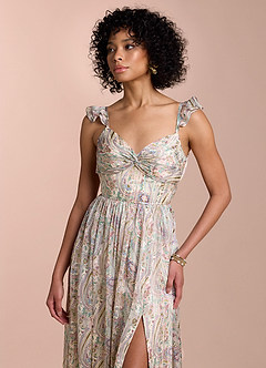 Maxi jurk Monique Lente Paisley image7