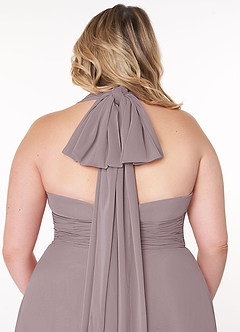 Azazie Fifi Bridesmaid Dresses Dusk A-Line Strapless Chiffon Convertible Dress image14