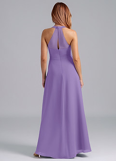 Azazie Dorota Bridesmaid Dresses Tahiti A-Line Pleated Chiffon Dress image2