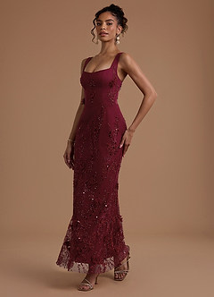 Zarelle Wine Maxi Dress image4