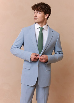 front Metallic Satin Wide Tie