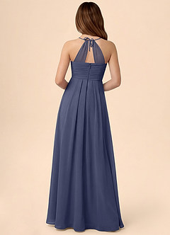 Azazie Ginny Junior Klä av A-Line i Chiffong Plisserad image4