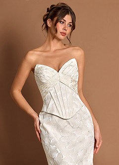 Maxi jurk Solveig Franse Witte image6