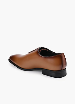 front Zapatos Oxford de cuero de corte completo para hombre