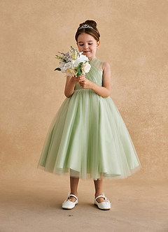 front Butterfly And Pearl Girl's Flat Shoes