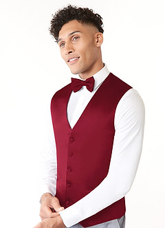 front Matte Satin Vest