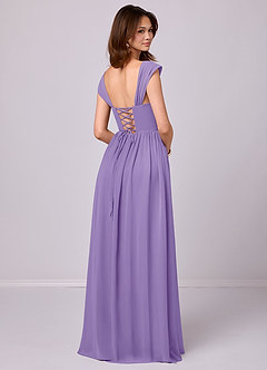 Barbie ♥ Azazie Bridesmaid Dresses Tahiti A-Line Corset Chiffon Dress image5