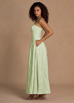 Clementine Light Green Maxi Dress image4