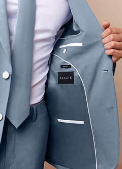front James Bleu Poussiéreux veste de costume