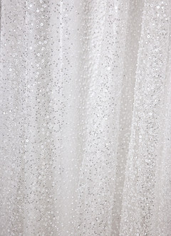 Azazie Gaia Abiti da Sposa Abito A-Line in Perline con Scollo a V Bianco Diamante image9