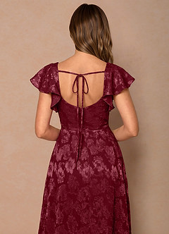 Talia Wine Midi Dress image6