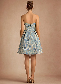 Florentine Blue Mini Dress image2