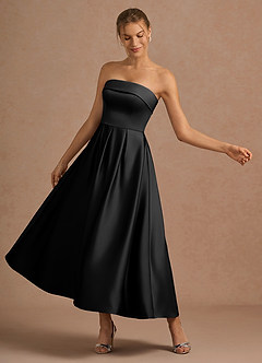 Abito Midi Nero Lucienne image3