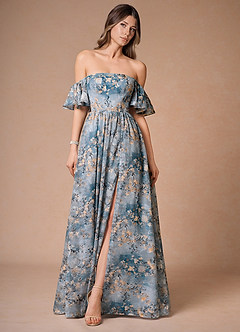 Maxi jurk Ivy Poederblauw image4