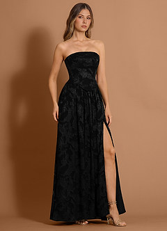 Amina Black Maxi Dress image4