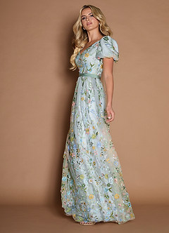 Robe Maxi Bleu Ciel Marisa image3
