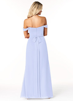 Azazie Joretta Bridesmaid Dresses Lavender A-Line Sweetheart Neckline Chiffon Convertible Dress image2