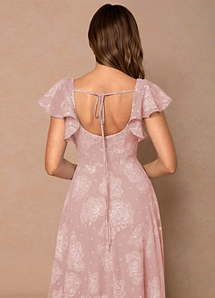 Talia Powder Pink Midi Dress image5