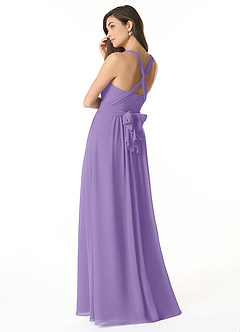 Azazie Olani Bridesmaid Dresses Tahiti A-Line Off the Shoulder Chiffon Convertible Dress image3