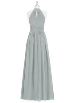 Azazie Cherish Bridesmaid Dresses A-Line Pleated Chiffon Floor-Length Dress image7