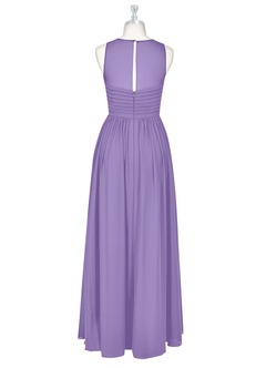 Azazie Nina Bridesmaid Dresses Tahiti A-Line Pleated Chiffon Dress image7
