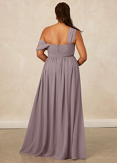 Christian Siriano Bridal for Azazie 1014 Bridesmaid Dresses Dusk A-Line Off the Shoulder Chiffon Dress image17