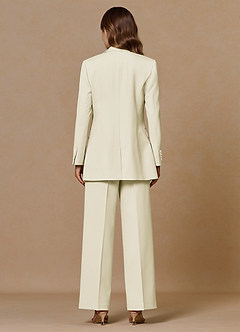front Rowan Ivory Refined Weave Performance 2-Piece Suit