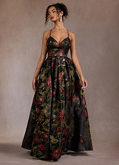 Yara Midnattsros Maxiklänning image3