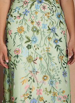 Amarie Lysegrøn Midikjole image7