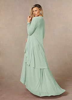 Azazie Anne Mother of the Bride Dresses Agave Sheath Sweetheart Sequins Lace Dress image2