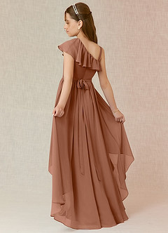 Azazie Mango Junior Bronzer A-Line Ruched Chiffon Dress image1