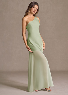 Vestido Verde Claro Largo Fatima image3