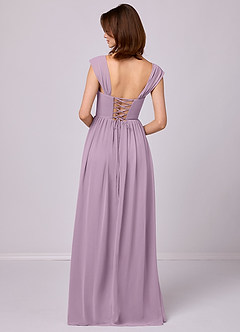 Barbie ♥ Azazie Bridesmaid Dresses Wisteria A-Line Corset Chiffon Dress image6
