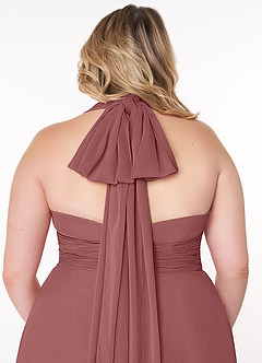Azazie Fifi Bridesmaid Dresses Amethyst A-Line Strapless Chiffon Convertible Dress image14