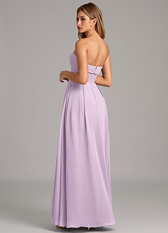 Azazie Lucienne Abiti da Damigella Abito Convertibile A-Line in Chiffon Senza Cinturino Lilla Glassato image2