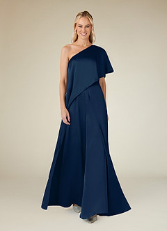 Azazie Hagretta Stretch Satin Jumpsuit