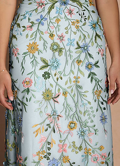 Amarie Sky Blue Midi Dress image7